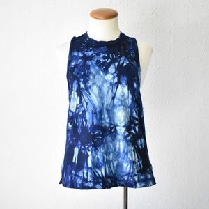 Adidas Parley Training Top Blue Tie Dye